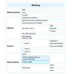 Meeting Matrix